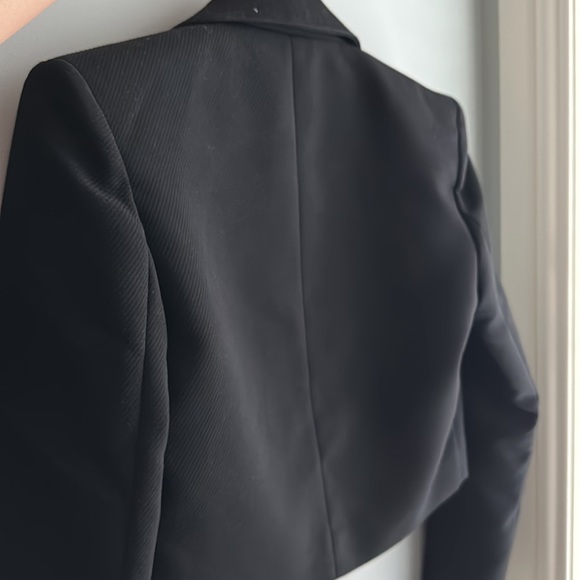 Maje cropped single-breasted blazer. Size 38 - Picture 7 of 8